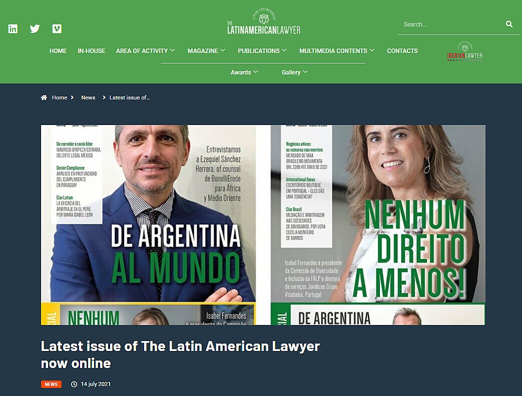 Latest issue of The Latin American Lawyer now online